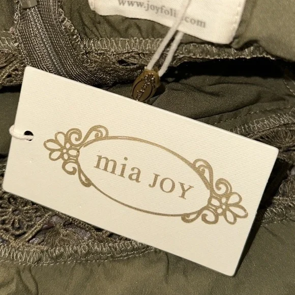 JOYFOLIE Mia Joy Isabella Dress In Olive Floral - Picture 10 of 16